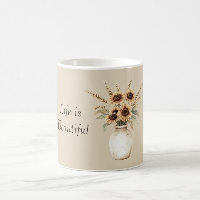 Mug Vase de tournesols  (Centre)