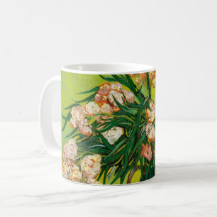 Mug Vase de Vincent Van Gogh avec oleandres et livres
