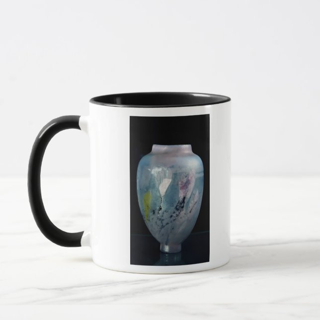 Mug Vase en cristal, "d'Automne de Les Veilleuses", (Gauche)