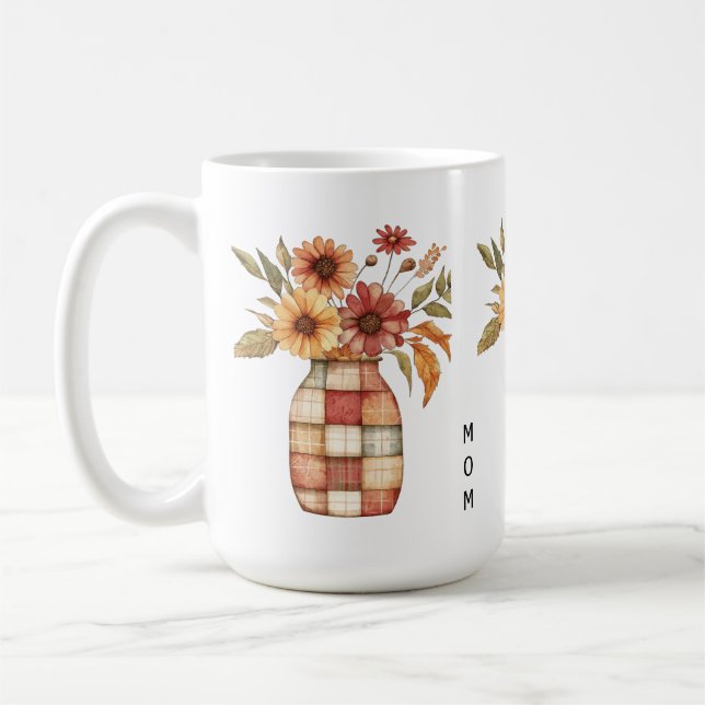 Mug Vase multicouleurs personnalisées (Gauche)