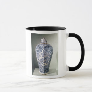 Mug Vase octogonal à "Mei- P'ing" avec le blanc
