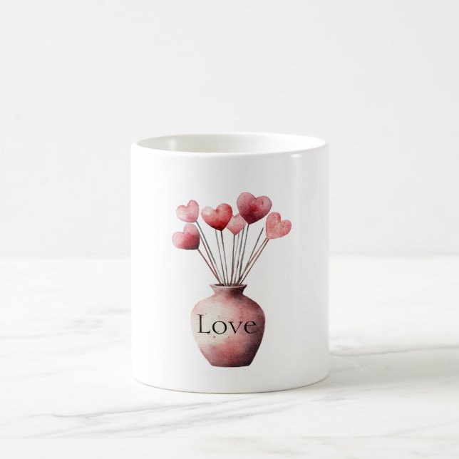 Mug Vase of Hearts Love (Centre)