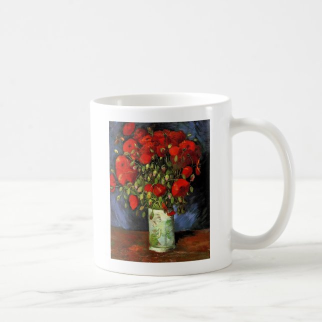 Mug Vase par Red Poppies Vincent van Gogh (Droite)