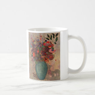 Mug Vase turque par Odilon Redon, Fleurs Vintages Art