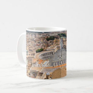 Mug Vatican, Italie : Vue aérienne Carré de Saint-Pier