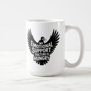 Mug Vautour de soutien émotionnel Humour Neurodivergen