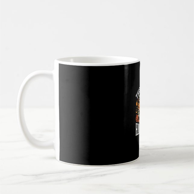 Mug Vecteur de citrouille d'ingénieur d'Halloween (Gauche)