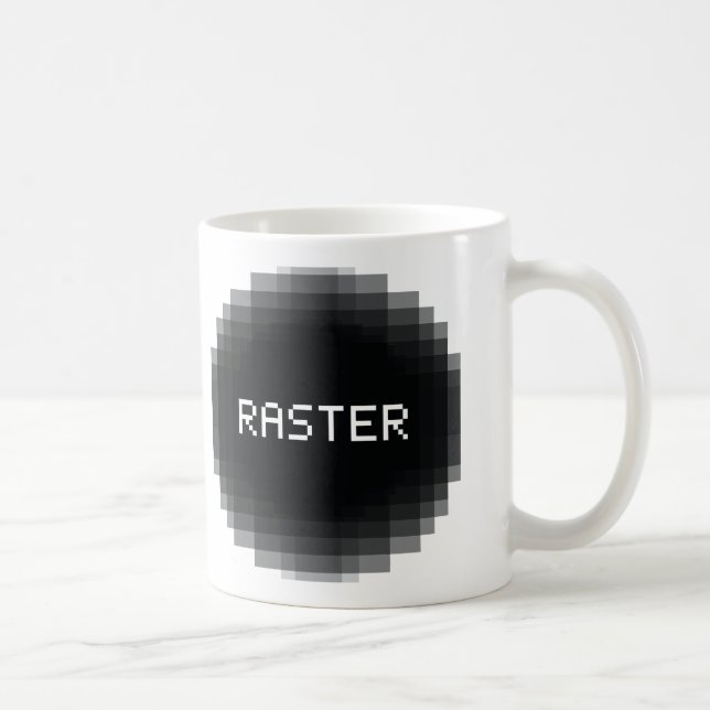 Mug vecteur/traster (Droite)