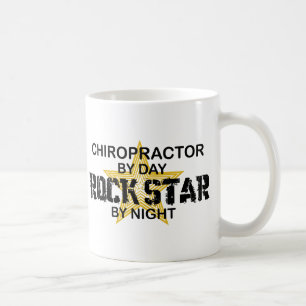Mug Vedette du rock de chiroprakteur par nuit