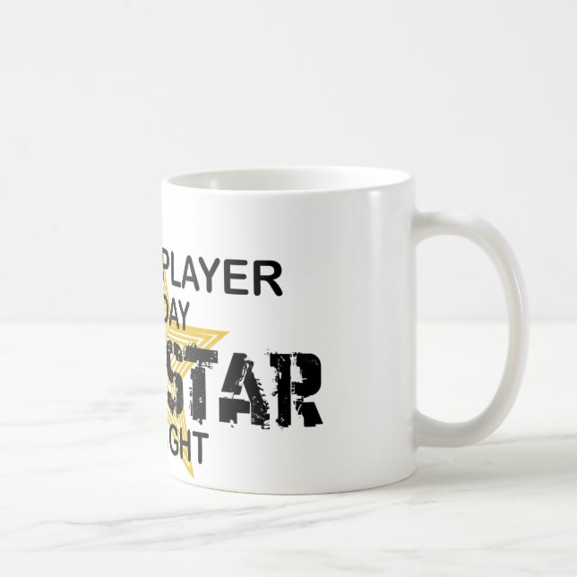 Mug Vedette du rock de joueur d'échecs par nuit (Droite)