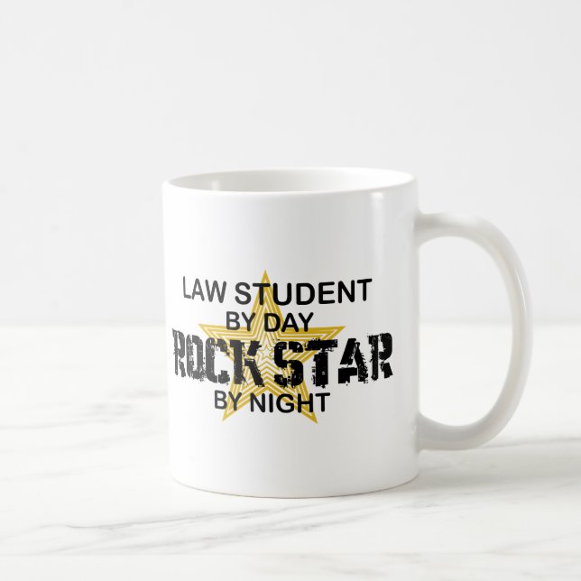 Mug Vedette du rock d'étudiant en droit (Droite)