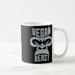 Mug Vegan Beast Exercice Muscle Gorilla Gym Bodybuildi