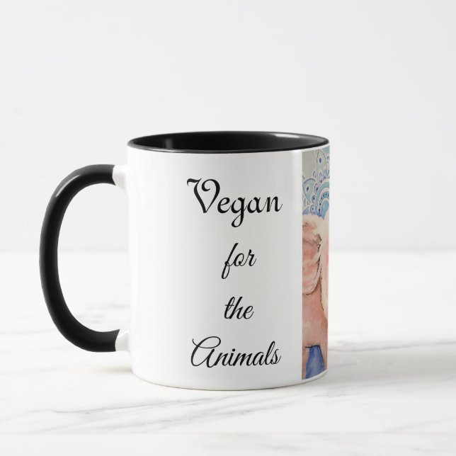 MUG VEGAN DE LA BOURSE POUR LES ANIMAUX (Gauche)