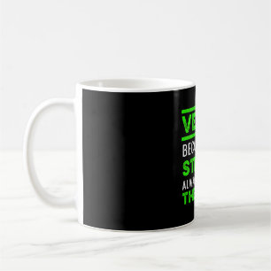 Mug Veganisme féminin parce que les forts protègent le