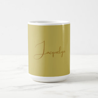 Mug Vegas Gold Brown couleur Nom