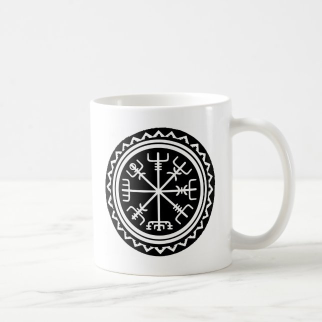 Mug Végétal Viking Compas Nautique (Droite)