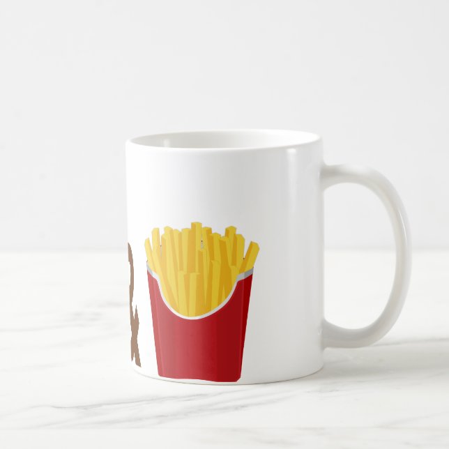 Mug Veggie Burger et Fries (Droite)