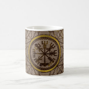 Mug Vegvisir. La boussole magique de Viking de