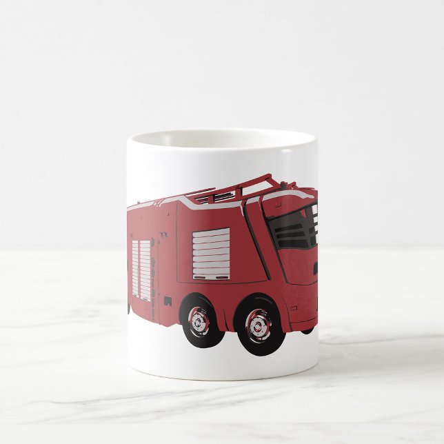 Mug Véhicule de commandement de science-fiction rouge  (Créateur téléchargé)