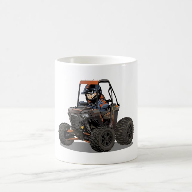 Mug Véhicule tout-terrain UTV de dessin animé (Centre)