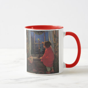 Mug Veille de Noël vintage par Jessie Willcox Smith