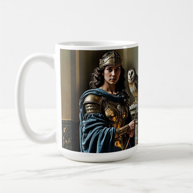 Mug Veillée silencieuse de Minerva - déesse romaine (Gauche)