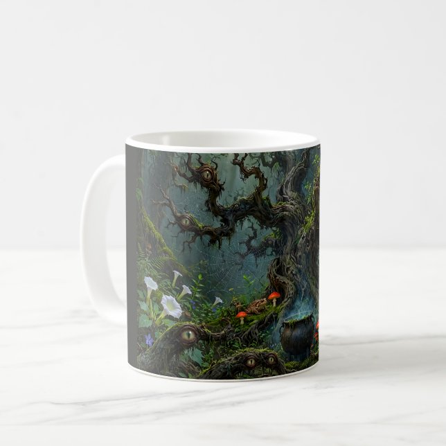 Mug Veilleurs dans le bois sorcier Black Cat Cauldron  (Devant gauche)