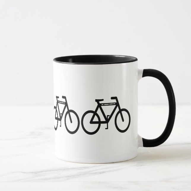 Mug Vélo Abstrait (Droite)
