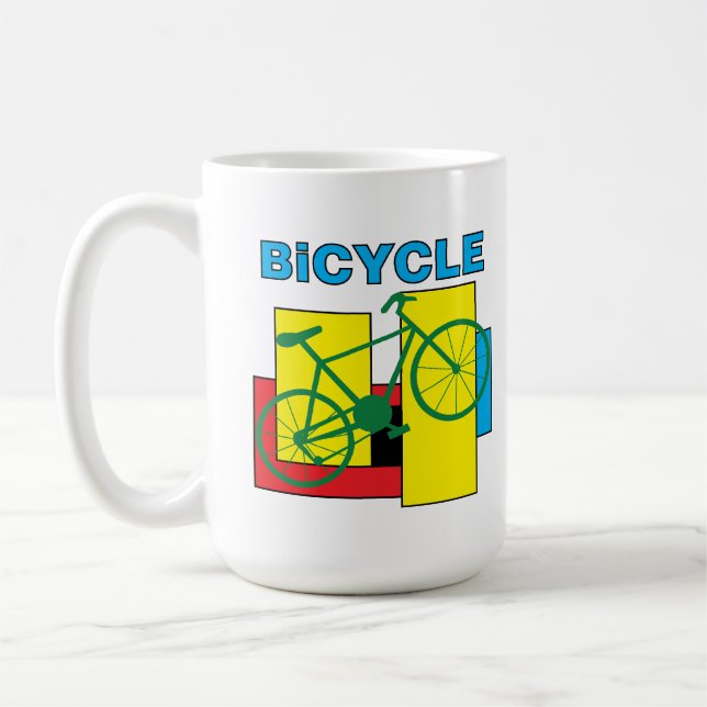 Mug Vélo bloc couleur (Gauche)