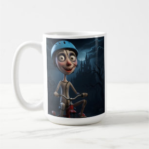 Mug Vélo Carton éffrayant