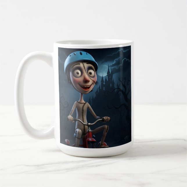 Mug Vélo Carton éffrayant (Gauche)