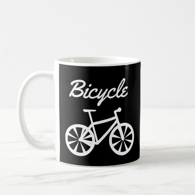 Mug Vélo de Montagne Drôle (Gauche)