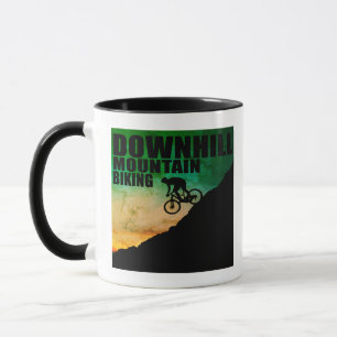 Mug Vélo de Montagne en Descente