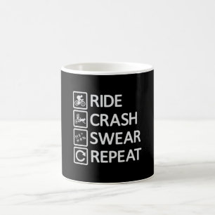 Mug Vélo de montagne Répétez l'idée cadeau de Downhill