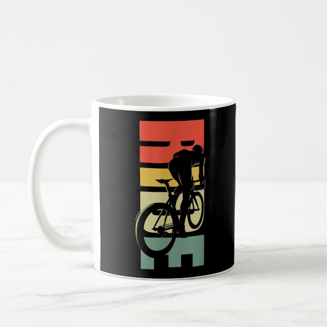 Mug Vélo de route à vélo (Gauche)