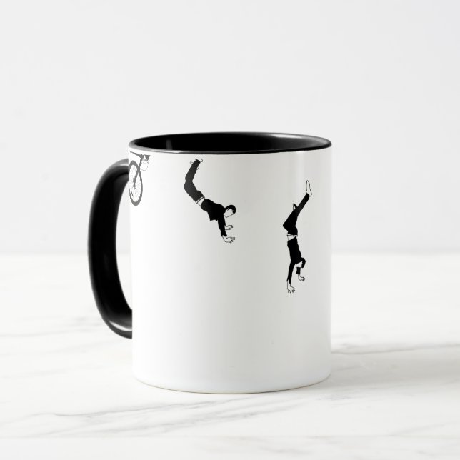 Mug Vélo drôle qui est juste comment je roule - faire (Devant gauche)