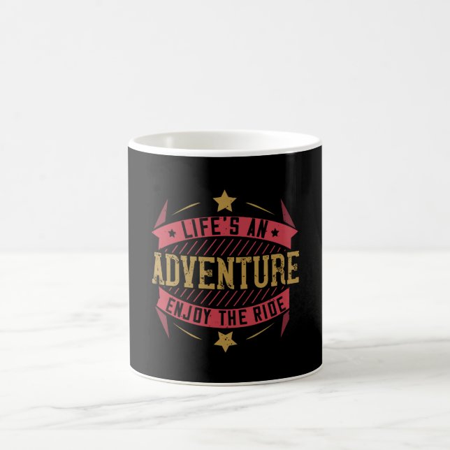Mug Vélo - La vie est une aventure (Centre)
