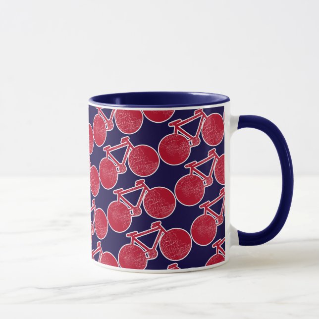 Mug Vélo rouge (Droite)