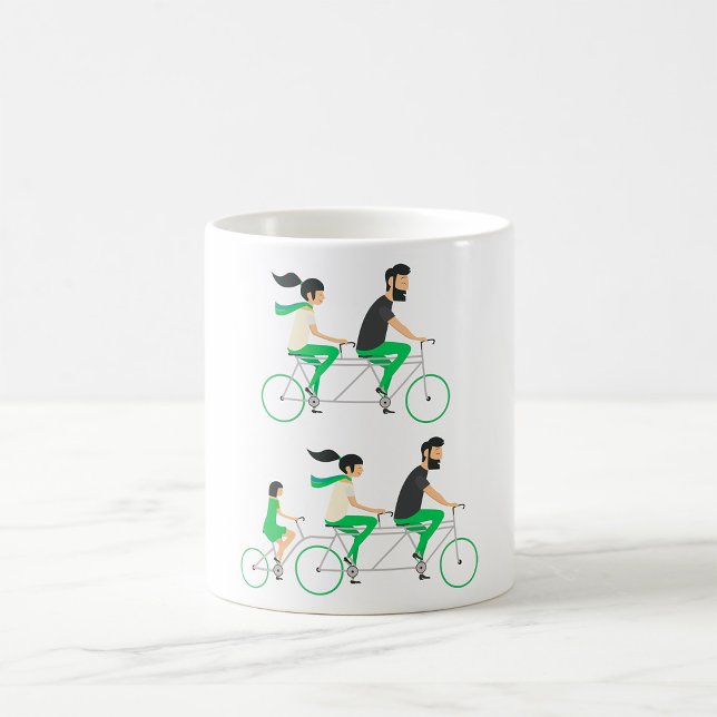 Mug Vélo tandem familial cyclisme (Créateur téléchargé)