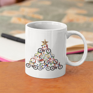 Mug Vélos colorés Cadeaux ornementaux de Noël Arbre