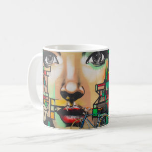 Mug Vélos sur le mur de Graffiti