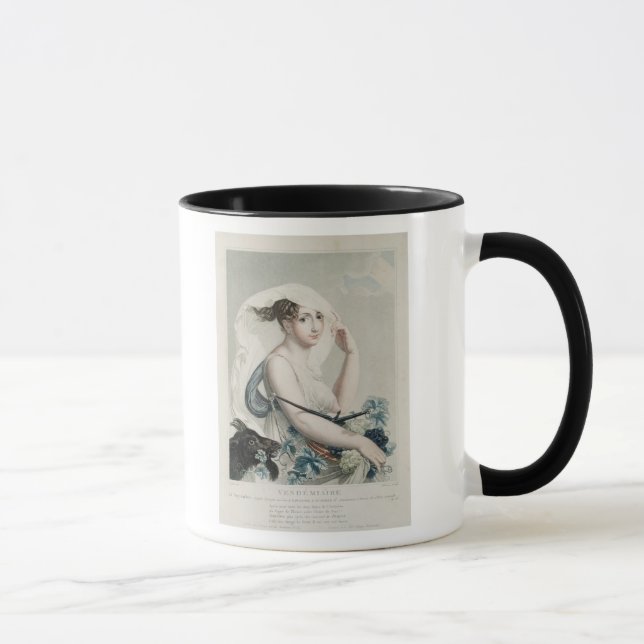 Mug Vendemiaire, premier mois de calendrier (Droite)
