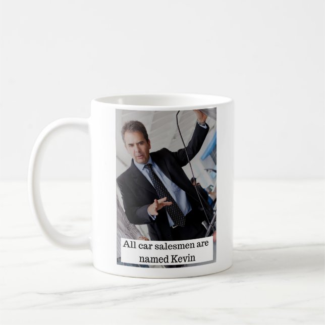 Mug Vendeur de voiture drôle (Gauche)