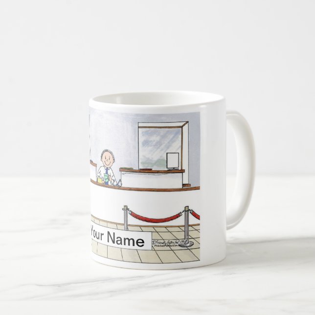 Mug Vendeur, Homme (Devant droit)