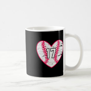 Mug Vendez le numéro de cœur Softll #17 Joueur de spor