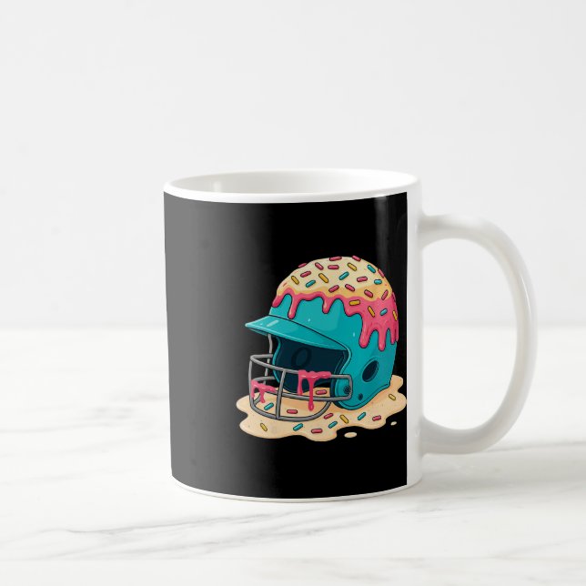 Mug Vendre Casque de Catcher Avec Masque Facial Crème  (Droite)