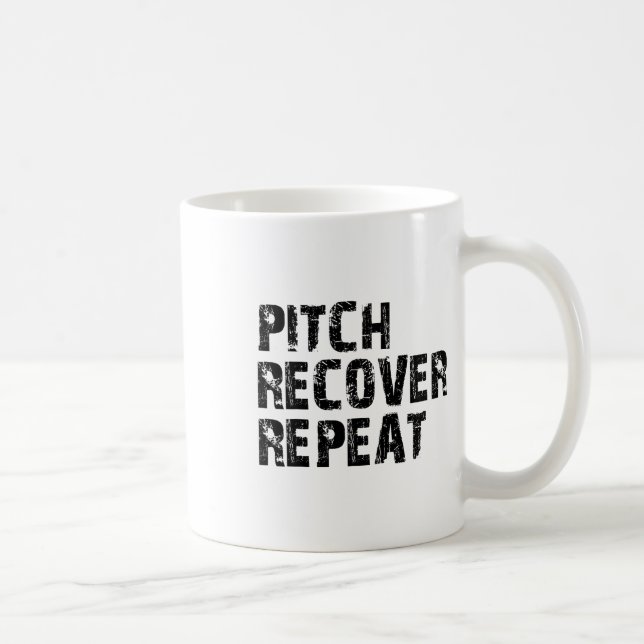 Mug Vendre Pitch Softll Récupérer Répéter Lanceur Enga (Droite)