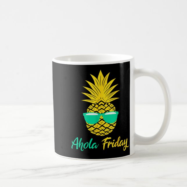 Mug Vendredi Aloha Ananas Fruit d'été Ananas (Droite)