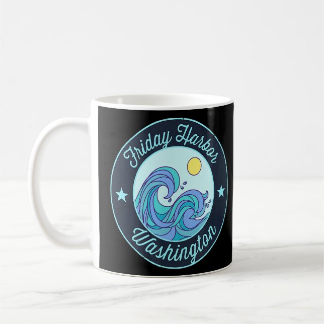 Mug Vendredi Harbour Wa Washington Souvenir Surf nauti (Gauche)