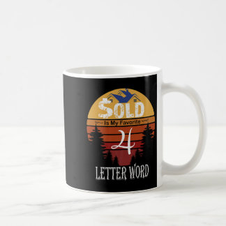 Mug Vendu C'Est Mon Agen Immobilier Word 4 lettres pré